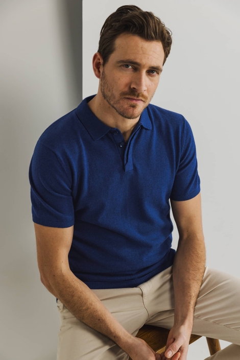State of Art poloshirt knitted ss